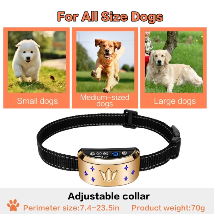 Digital Display Electronic Dog Training Device Pet Training Collar Bark Stop by bashfashion