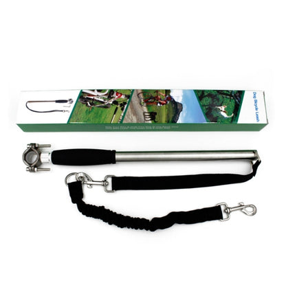 Bicycle Pet Traction Rope Leash with Spring Retractable by bashfashion
