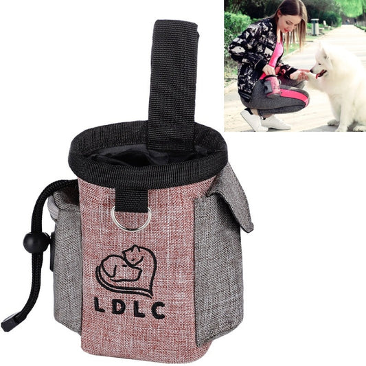 Pet Training Waist Bag Outdoor Multifunctional Snack Bag Pet Supplies(Light Pink) by bashfashion
