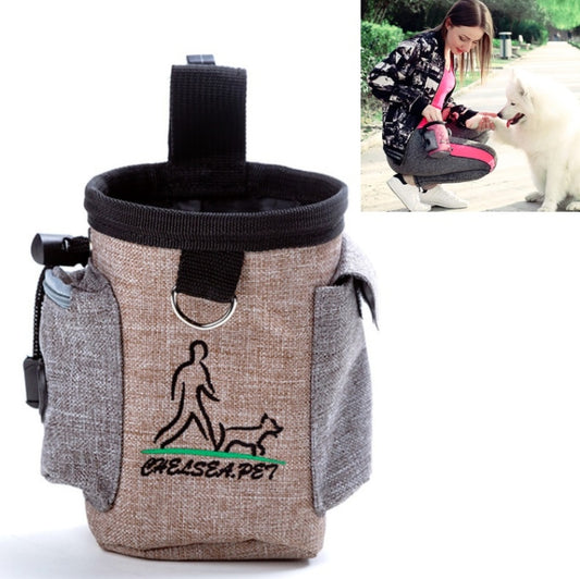 Pet Training Waist Bag Outdoor Multifunctional Snack Bag Pet Supplies(Ginger) by bashfashion