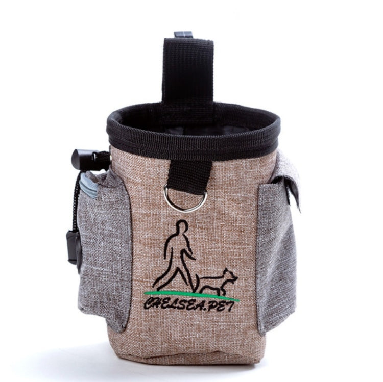 Pet Training Waist Bag Outdoor Multifunctional Snack Bag Pet Supplies(Ginger) by bashfashion