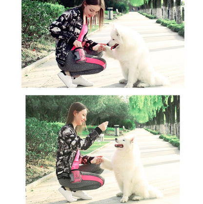 Pet Training Waist Bag Outdoor Multifunctional Snack Bag Pet Supplies(Light Pink) by bashfashion