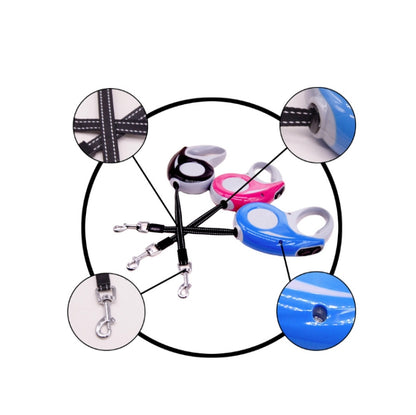 Automatic Pet Traction Device Household Dog Walking Retractable Traction Rope, Length:3m(Black) by bashfashion