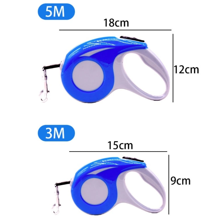 Automatic Pet Traction Device Household Dog Walking Retractable Traction Rope, Length:3m(Black) by bashfashion