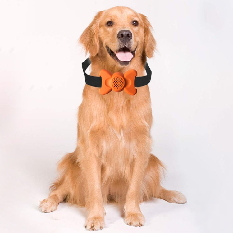 Automatic Voice Control Bark Arrester Collar Pet Supplies Trainer(Orange) by bashfashion