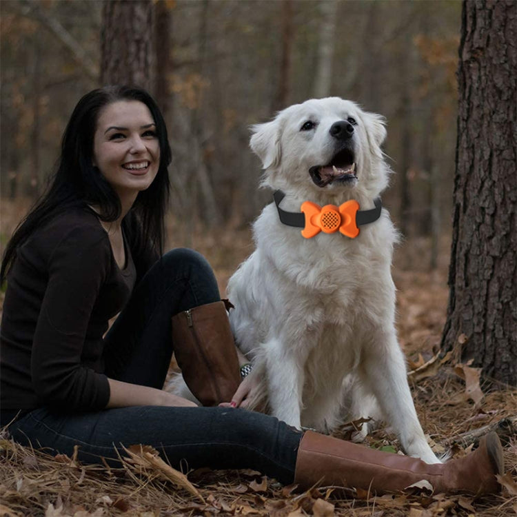 Automatic Voice Control Bark Arrester Collar Pet Supplies Trainer(Orange) by bashfashion