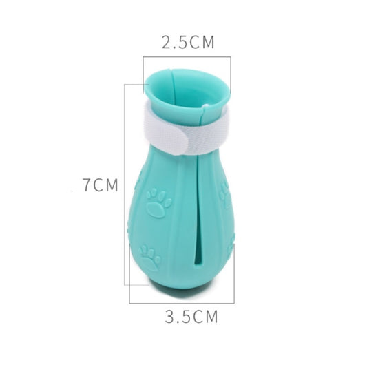 4pcs/pack Cat Bathing Scratch-Proof Foot Cover(Light Green) by bashfashion