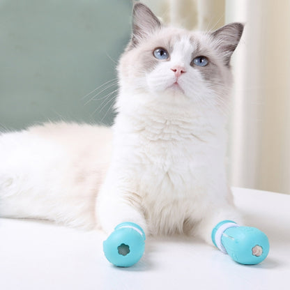 4pcs/pack Cat Bathing Scratch-Proof Foot Cover(Pink) by bashfashion