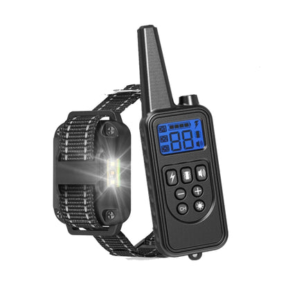 Bark Stopper Pet Supplies Collar Remote Control Collar Dog Training Device, Style:880-1 Black by bashfashion