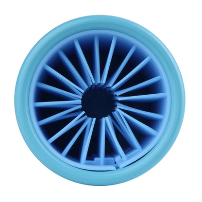 Pets Automatic Foot-Washing Cup Cats Dogs Extremities Cleaning Artifact, Size:L 14-19cm(Pink White) by bashfashion