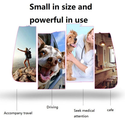 Portable Pet Backpack Dog Go Out Messenger Folding Bag Pet Supplies, Specification: Small(Pink) by bashfashion