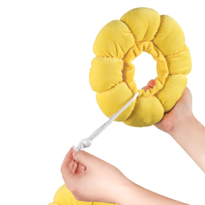 Pet Supplies Cat Headgear Cat Toy Anti-Bite Ring, Specification: XS(Golden Yellow) by bashfashion