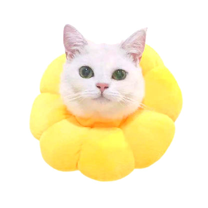 Pet Supplies Cat Headgear Cat Toy Anti-Bite Ring, Specification: S(Golden Yellow) by bashfashion