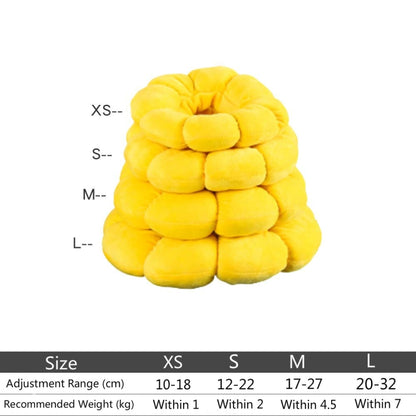 Pet Supplies Cat Headgear Cat Toy Anti-Bite Ring, Specification: S(Golden Yellow) by bashfashion