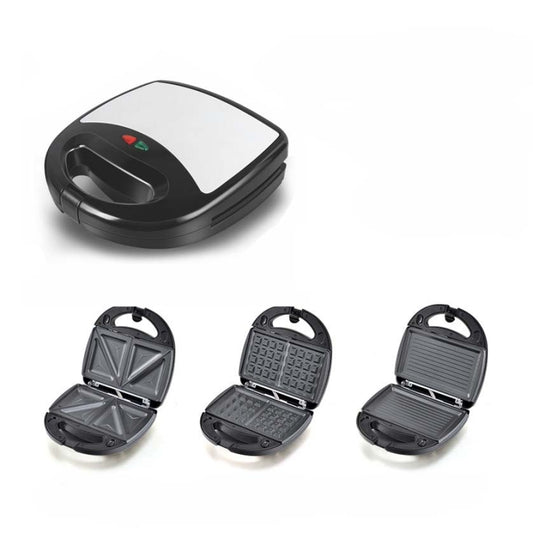 3 in 1 Sandwich Maker Multi-Function Waffle Maker Panini Breakfast Maker, EU Plug by bashfashion