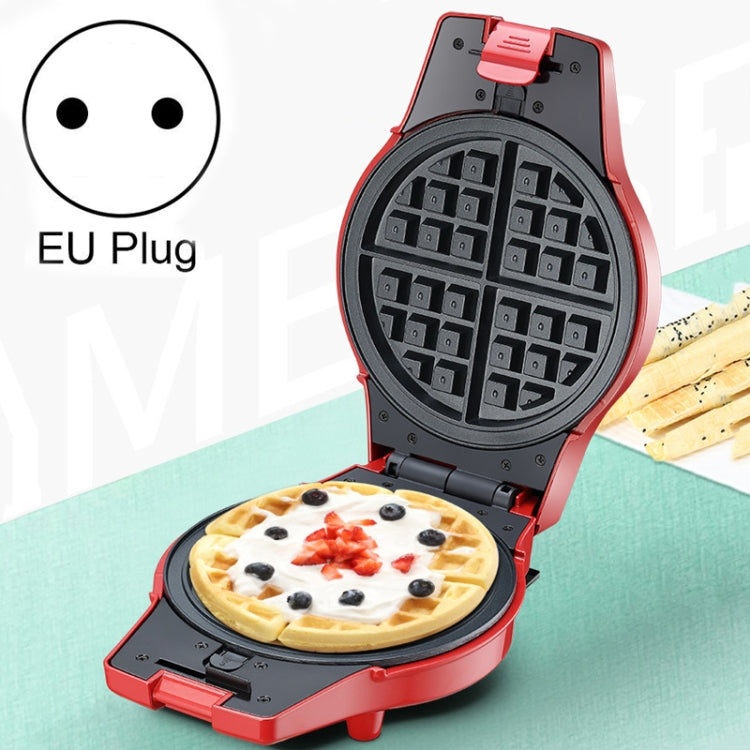 3-in-1 Multi-Function Eleictric Baking Pan Breakfast Maker Donut Sandwich Waffle Maker Pizza Maker, EU Plug by bashfashion
