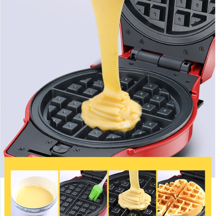 3-in-1 Multi-Function Eleictric Baking Pan Breakfast Maker Donut Sandwich Waffle Maker Pizza Maker, EU Plug by bashfashion