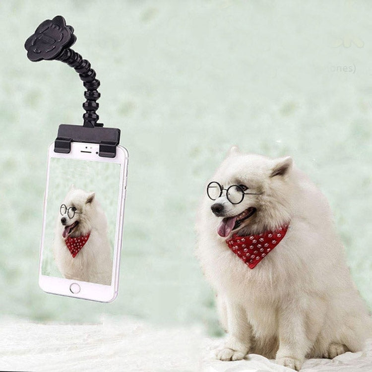 Pet Camera Artifact Dog Cat Looking At Camera Phone Clip(Black) by bashfashion