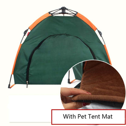 Outdoor Pet Tent Automatic Collapsible Cat House Kennel Rainproof And Sunscreen Portable Pet Kennel Car Dog Tent by bashfashion