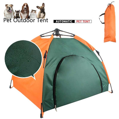 Outdoor Pet Tent Automatic Collapsible Cat House Kennel Rainproof And Sunscreen Portable Pet Kennel Car Dog Tent by bashfashion