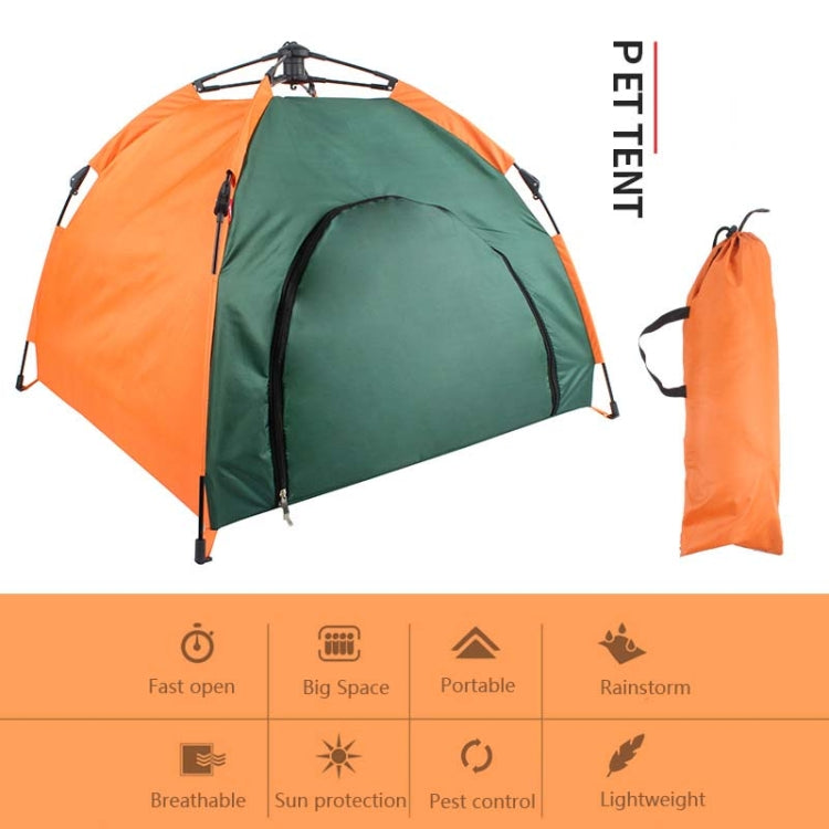 Outdoor Pet Tent Automatic Collapsible Cat House Kennel Rainproof And Sunscreen Portable Pet Kennel Car Dog Tent by bashfashion