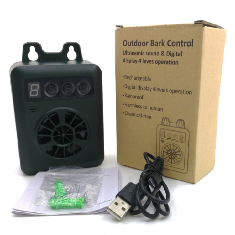 K6 USB Rechargeable Ultrasonic Bark Arrester Repeller Anti-Barking Dog Training by bashfashion