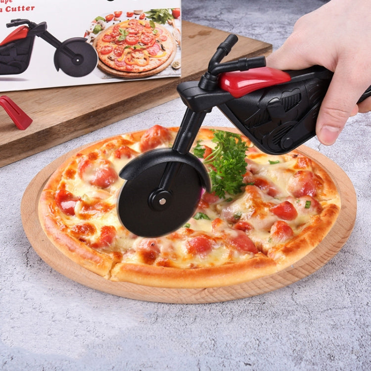 Stainless Steel Motorcycle Shape Pizza Cutter Roller Cutting Pizza Tool by bashfashion