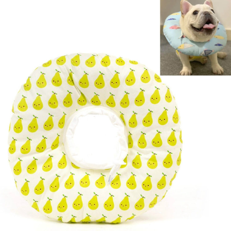 Cat Anti-Lick And Anti-Bite Soft Ring Dog Collar Pet Supplies, Size:S(Green Pear) by bashfashion