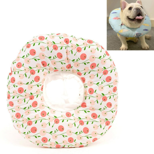 Cat Anti-Lick And Anti-Bite Soft Ring Dog Collar Pet Supplies, Size:L(Small Cherry) by bashfashion