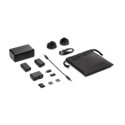 Original Wireless Transmission With OLED Touch Screen For DJI Mic, Model:2 Transmitters 1 Receiver by DJI