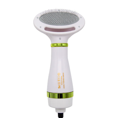 Pet Hair Dryer Cat & Dog Cleaning Electric Comb, Specification:UK Plug(Green) by bashfashion