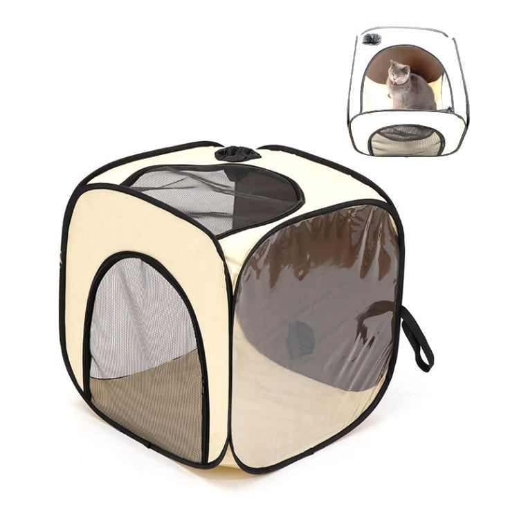 Pet Hair Drying Box Foldable Pet Dry Room Pet Hair Dryer Cage(Transparent) by bashfashion