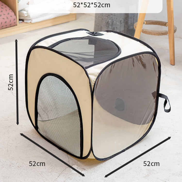 Pet Hair Drying Box Foldable Pet Dry Room Pet Hair Dryer Cage(Pink) by bashfashion