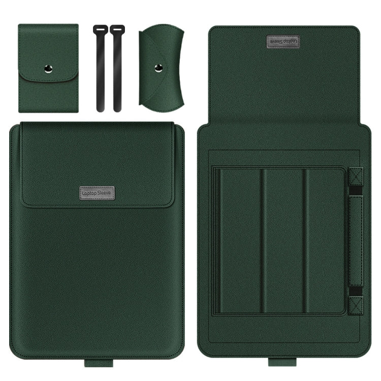 A2 4 in 1 Computer Bracket Liner Bag Storage Bag, Size:11/12 inch(Green) by bashfashion