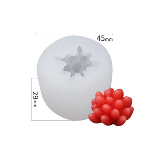 SX-ZW-138 Fleshy Three-Dimensional Candle Silicone Mold DIY Handmade Soap Aromatherapy Epoxy Mold by bashfashion