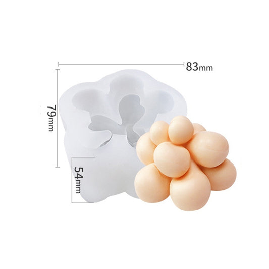 SX-ZW-201 Fleshy Three-Dimensional Candle Silicone Mold DIY Handmade Soap Aromatherapy Epoxy Mold by bashfashion