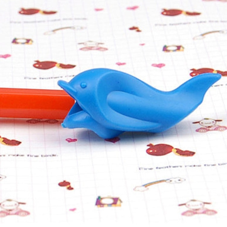 100PCS Student Dolphin Pen Writing Posture Correction Device, Random Color by bashfashion