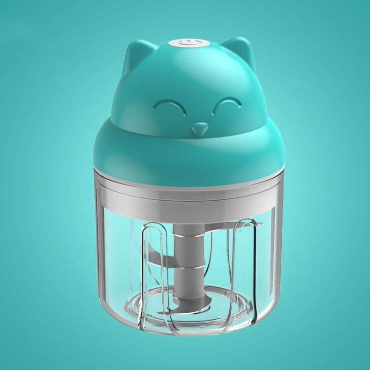 Wireless USB Charging Garlic Machine Baby Food Supplement Machine, Style:250ml Increased Power Minced Meat(Blue) by bashfashion