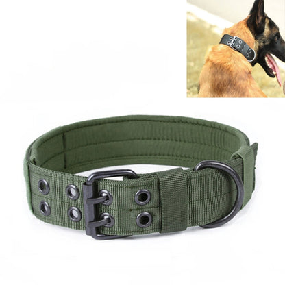 Multifunctional Adjustable Dog Leash Pet Outdoor Training Wear-Resistant Pull-Resistant Collar, Size:L(Green) by bashfashion