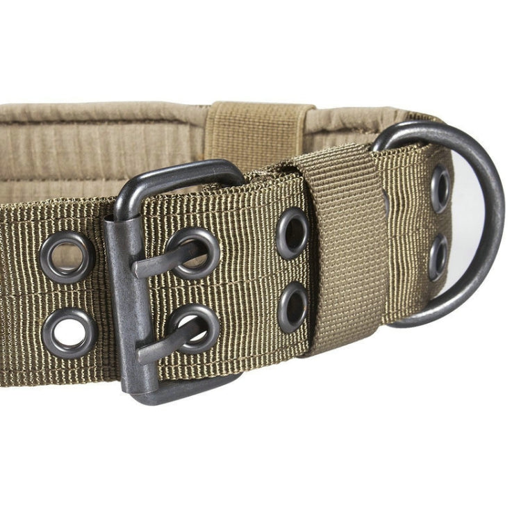 Multifunctional Adjustable Dog Leash Pet Outdoor Training Wear-Resistant Pull-Resistant Collar, Size:L(Brown) by bashfashion