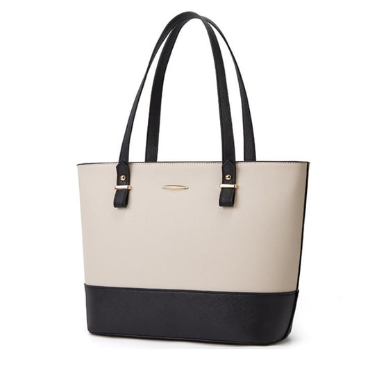 3 in 1 Fashion Simple Lady Diagonal Large Capacity Handbag Letter Bag(Purple+ Black) by bashfashion