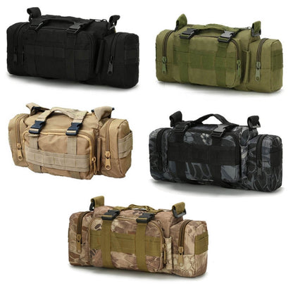 B04 Sports Outdoor Fishing Waterproof Waist Bag Photography Multifunctional Bag(Sand camouflage) by bashfashion