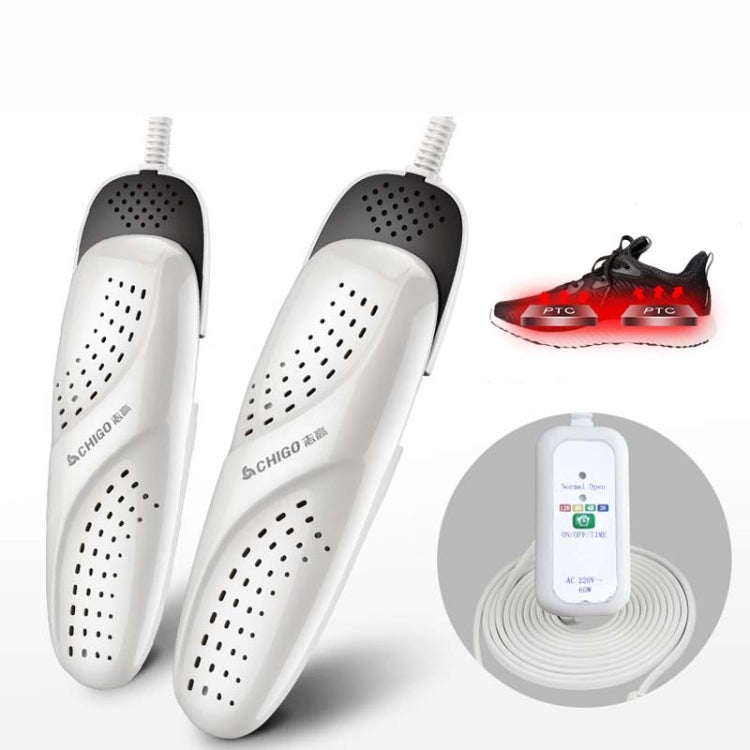 Chigo 220V Shoe Dryer Household Adult And Child Warm Shoe Dryer, CN Plug, Style:Telescopic Timing by bashfashion