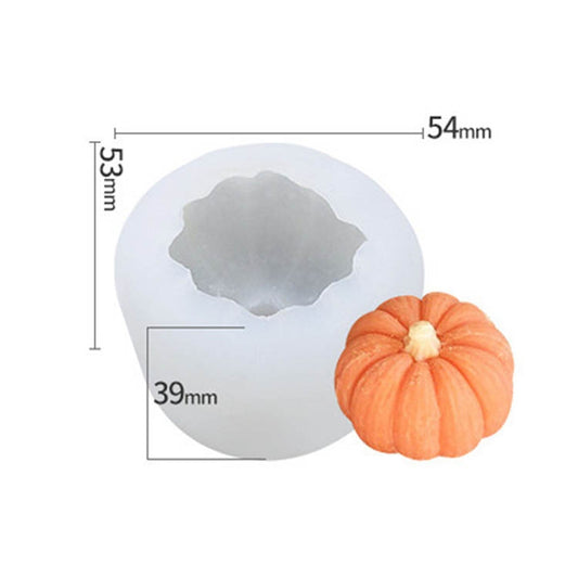 Halloween Three-Dimensional Pumpkin Cake DIY Scented Candle Silicone Mold, Specification: SW-45 by bashfashion