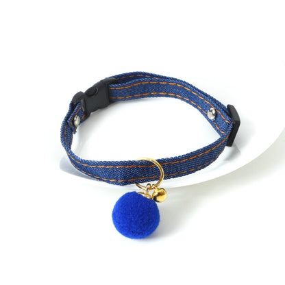 Pet Cowboy Cat Dog Collar With Bell Pet Accessories, Size:S 16-32cm, Style:Small Ball by bashfashion