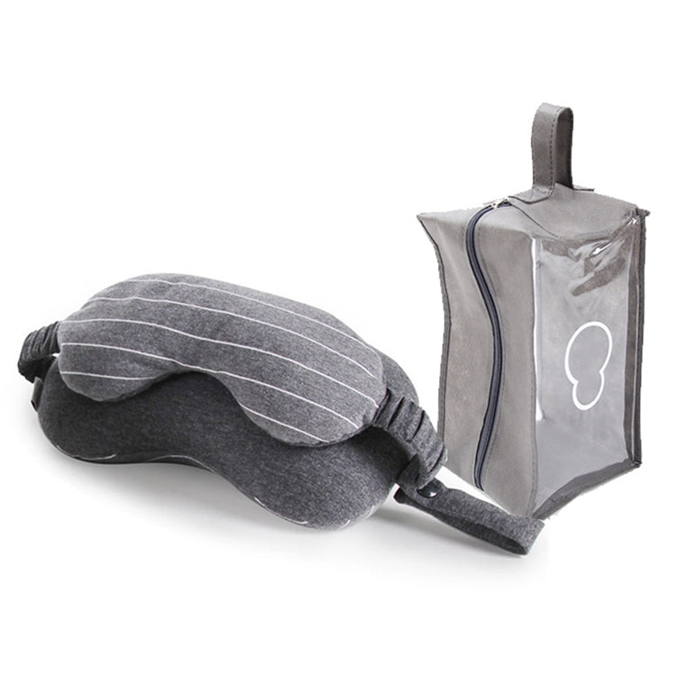 Business Travel Portable Pillow Eye Protection(Dark Grey) by bashfashion