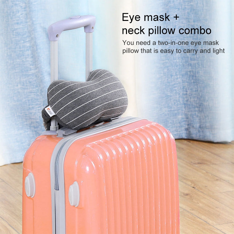 Business Travel Portable Pillow Eye Protection(Dark Grey) by bashfashion