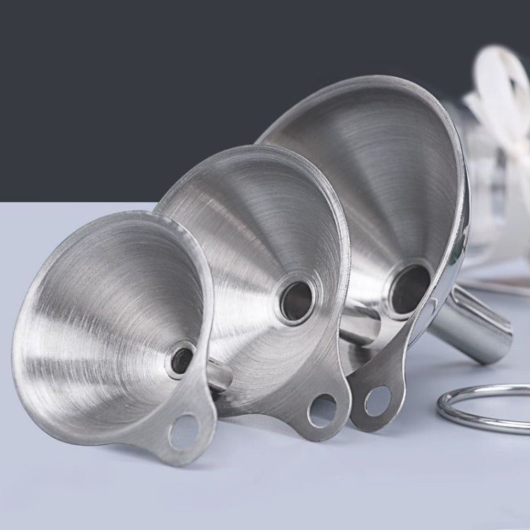 3 in 1 Stainless Steel Funnel Mini Funnel Oil Leaking Wine Leaking Integrated Liquid Dispenser Set by bashfashion