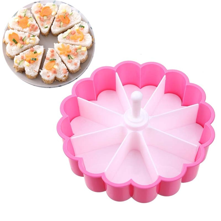 Cake Plate Sushi Mold Set Creative Heart-Shaped Sushi Mold Baked Jelly Pudding Cup Melaleuca Rice Ball Mold by bashfashion