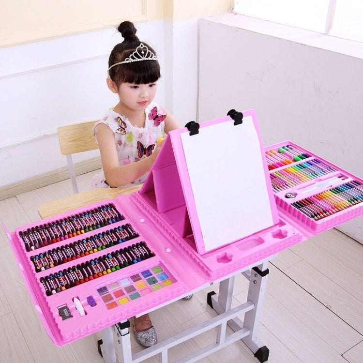 176 In 1 Painting Gift Box Art Supplies Painting Set For Children(Red) by HUIJIE
